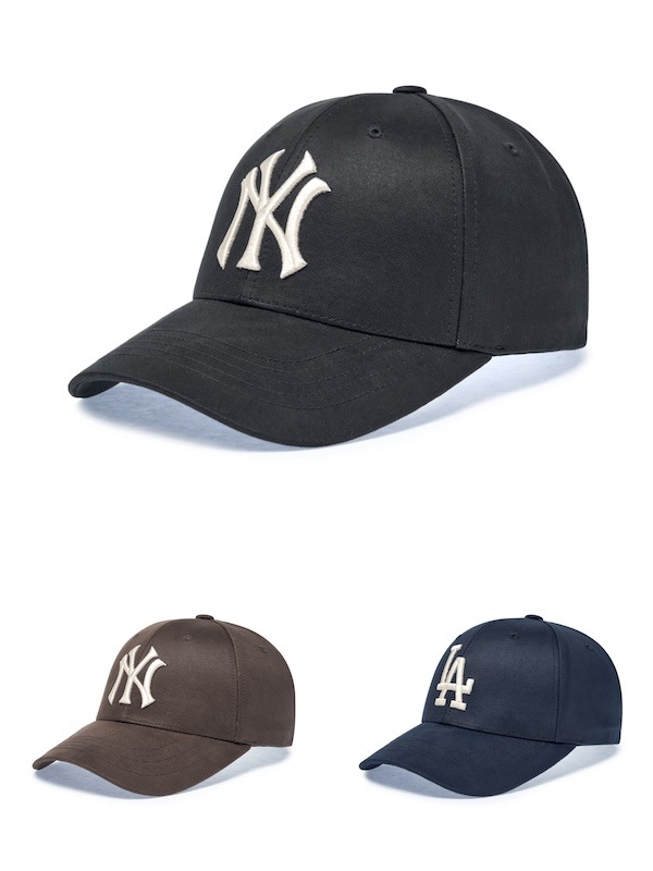 3ACPB095N スエード タッチ ストラクチャー ベースボールキャップ ニューヨークヤンキース 正規品保証 関税負担なし 韓国限定販売 男女共用