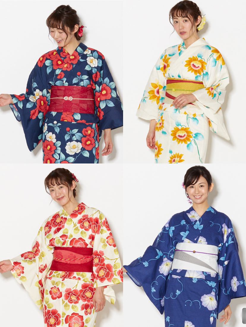 嘉陵キモノハウス 女性用着物ゆかた 伝統的スタイル 純綿生地 旅行着物