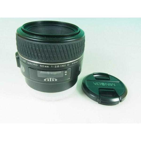 【中古】ミノルタ MINOLTA AF レンズ 50mm F2.8 Macro D