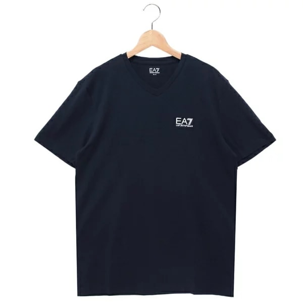 Tシャツ カットソー コアアイデンティティ Vネック ネイビー メンズ 8NPT27 PJVQZ 1562