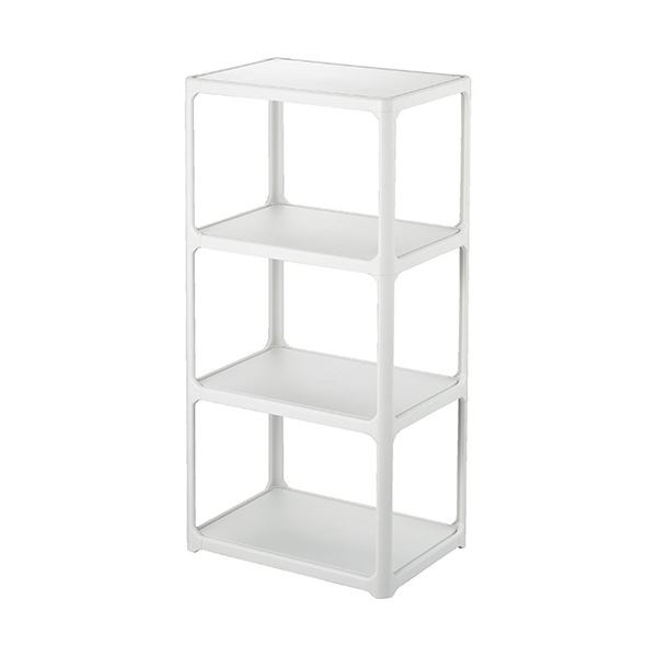 カタス タナ3段ライトグレー（組み立て式/シボタイプ） KT-S3LGY 1個