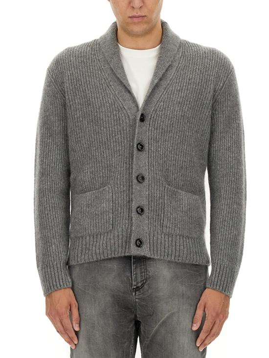 TOMFORD Men Sweater KLL010 YMK039F24IG399 GREY