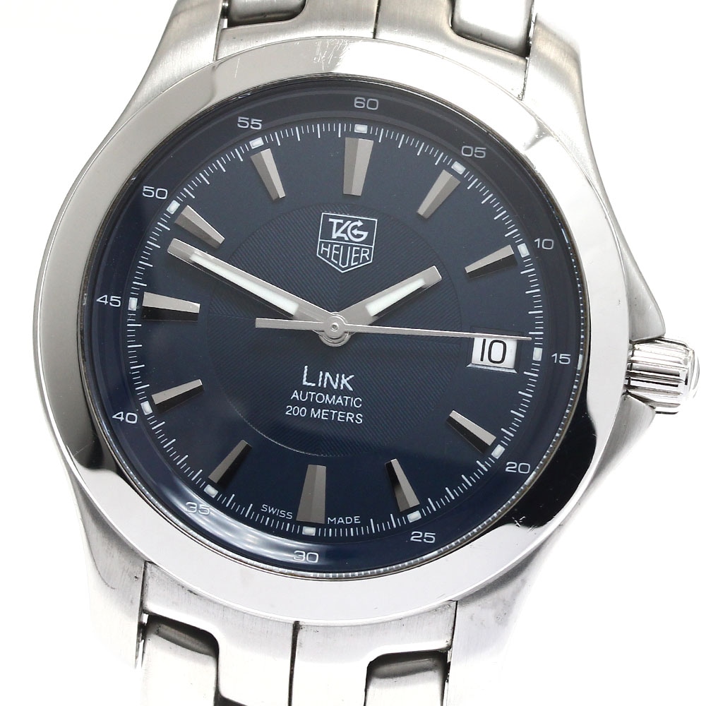 タグホイヤー TAG HEUER WJF2112.BA0570 リンク デイト 自動巻き メンズ 保証書付き_889036【中古】