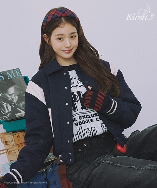 DOODLE CHERRY VARSITY JACKET 韓国正規品 14,742円