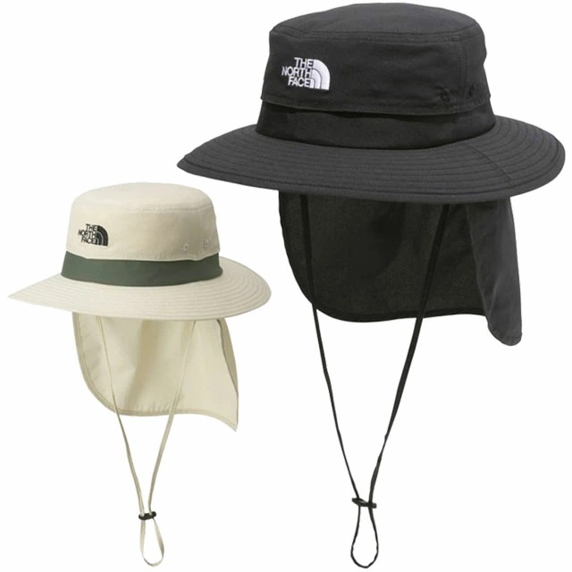 ザ・ノース・フェイス 帽子 キッズ ジュニア NNJ02410 TNFビーフリーシールドハット 虫よけ加工 日焼け対策 日除け 暑さ対策 紫外線対策 UVケア あご紐付き たれ付き アウトドア キャン