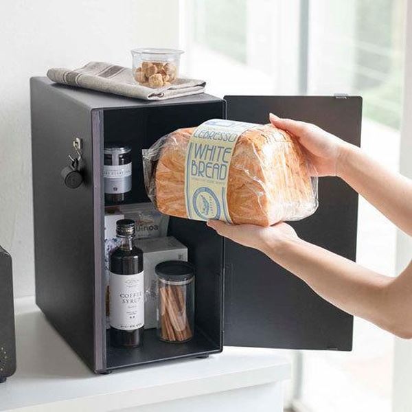 ブレッドケース パンケース tower タワー キッチン収納 スリム ブラック 8,385円