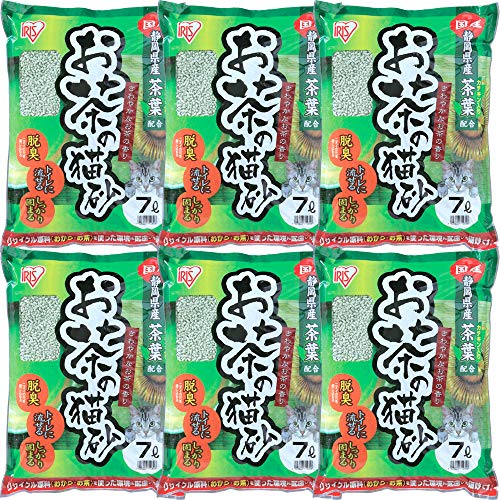 アイリスオーヤマ お茶の猫砂 7L6袋 まとめ買い