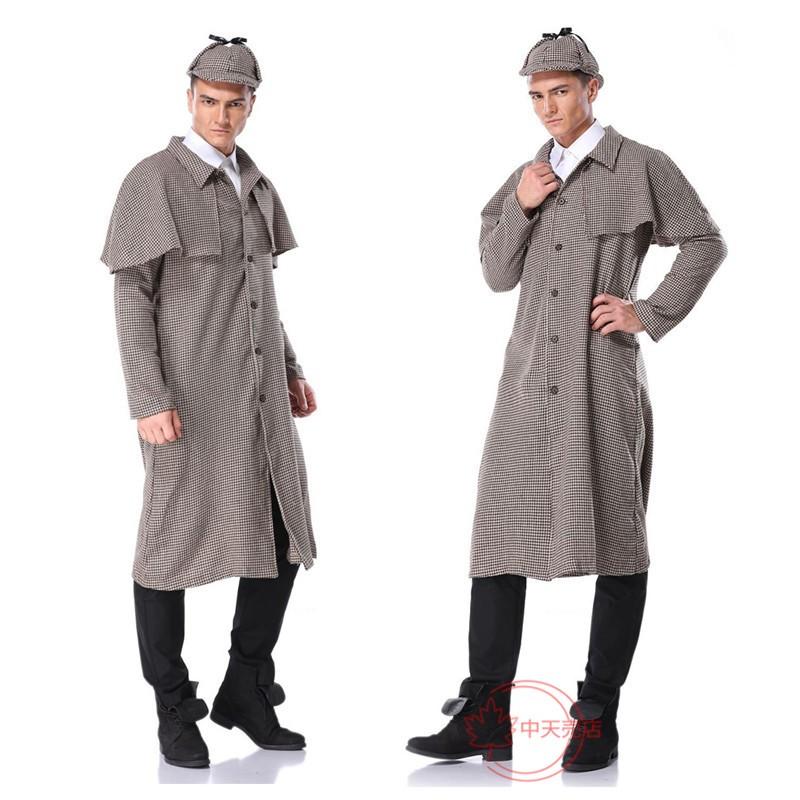 【本日限定】ハロウィン COSPLAY コスプレ グッズ 探偵 大人用 シャーロック・ホームズ コスチューム 演出仮装 イベント キャラクター 送料 無料