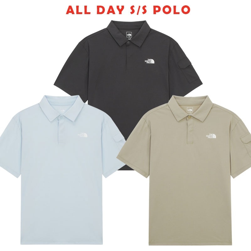 韓国正規品保証 関税負担なしNT7PR09A ALL DAY SS POLO イリー 基本 着装 男子 女子 人気 韓国 ファッション 男女共用 アウトドア