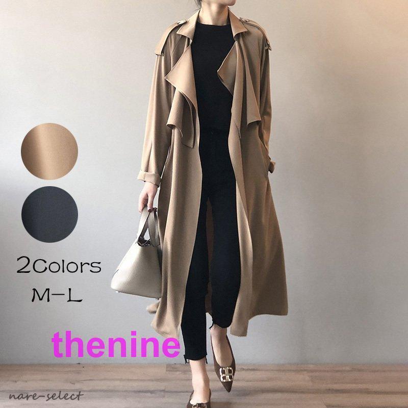 【早い者勝ち！】トレンチコートレディース40代ロングコート春コートロングマキシ丈ゆったりトレンチ風春秋冬韓国風ビジネスアウターおしゃれ通勤上品
