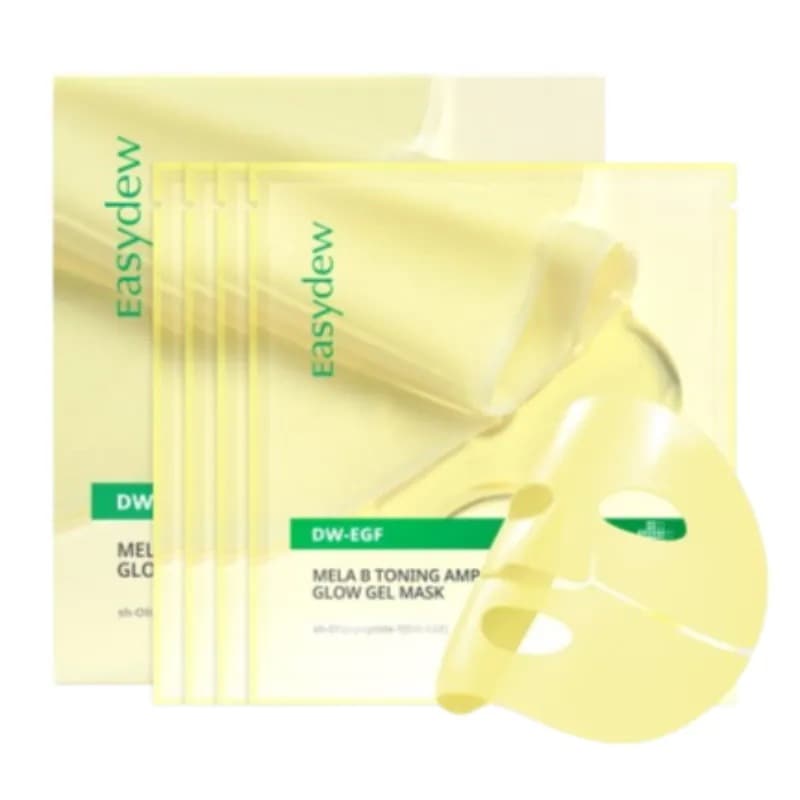 [25SS/新作]EGF シミジェルマスク 4枚 #メラビトーニングアンプルグローゲルマスク #シミアンプル