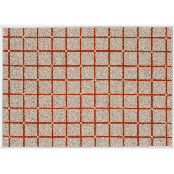 スミノエ 13476203 130185cm OR 洗える ラグ オセロ 130185cm オレンジ メーカー直送