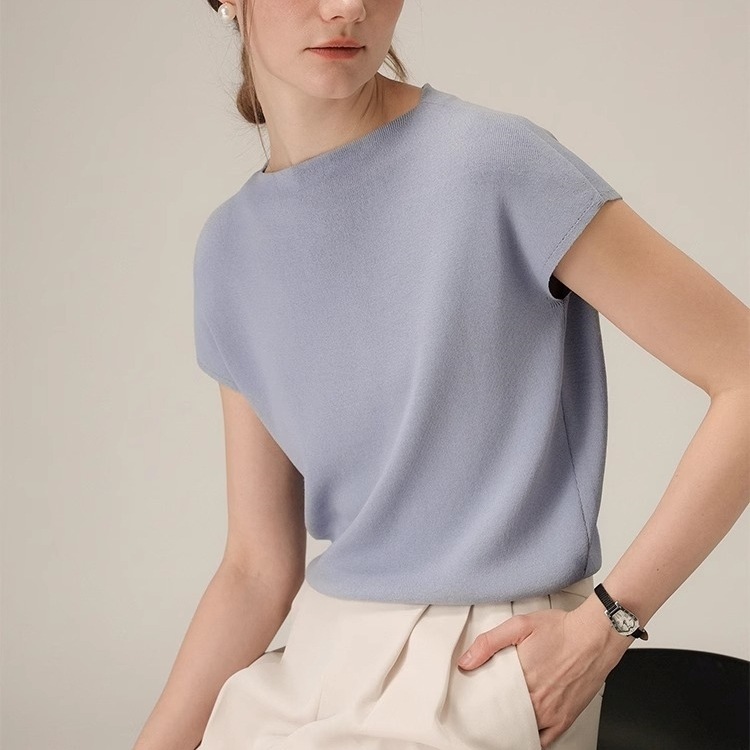 トップス カットソー 半袖 ボートネック プルオーバー ミディアム丈 かわいい 大人可愛い きれいめ シンプル 上品 おしゃれ かっこいい カジュアル こなれ感 個性的 ラフ 主役級 存在感 抜け感