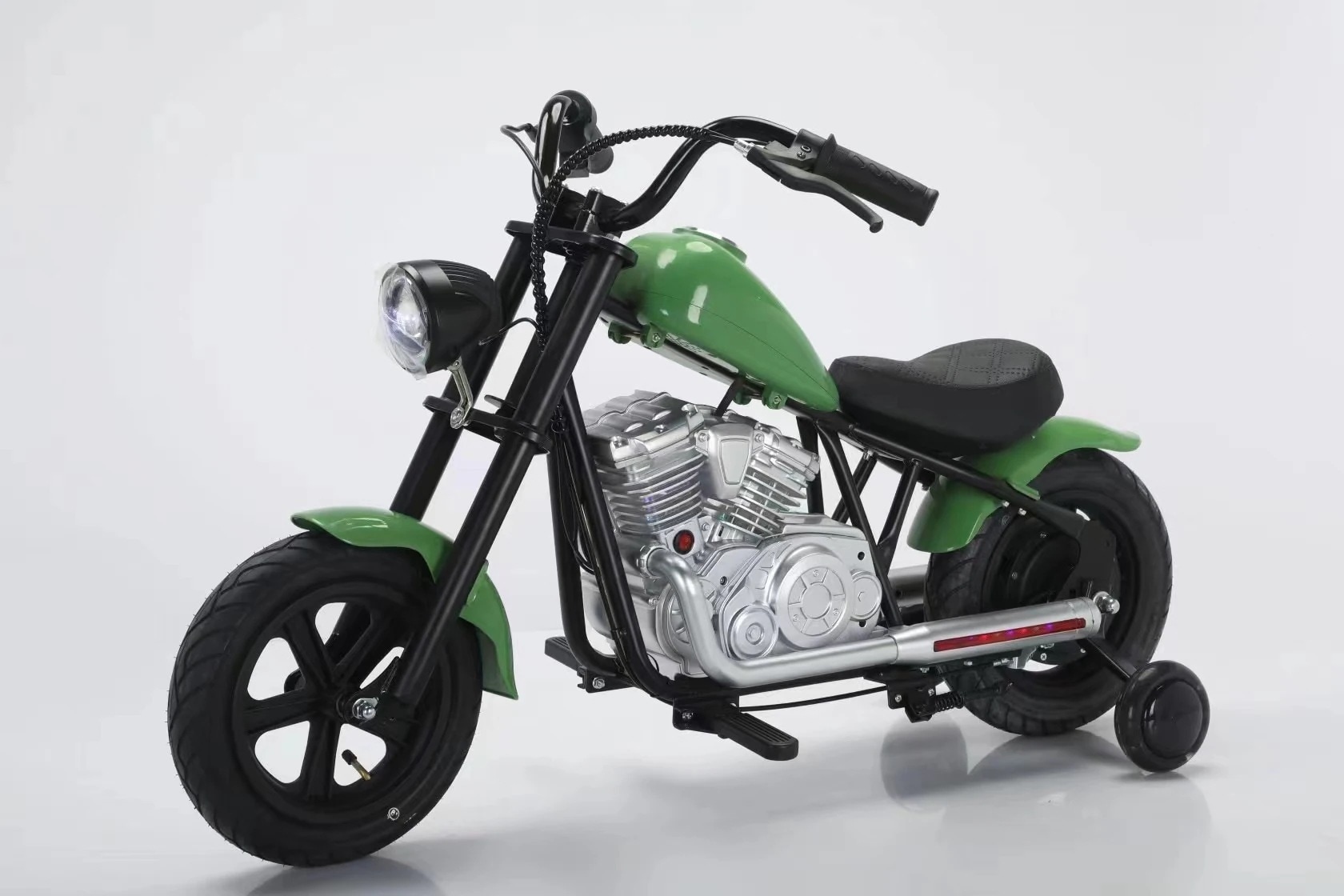 Qoo10] レトロハーレー子供用電動車二輪バイク三輪 : おもちゃ・知育