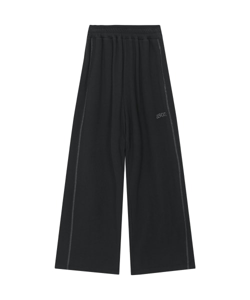 【AS"ON】 BUNNY TRAINING PANTS / CHARCOAL 正規品