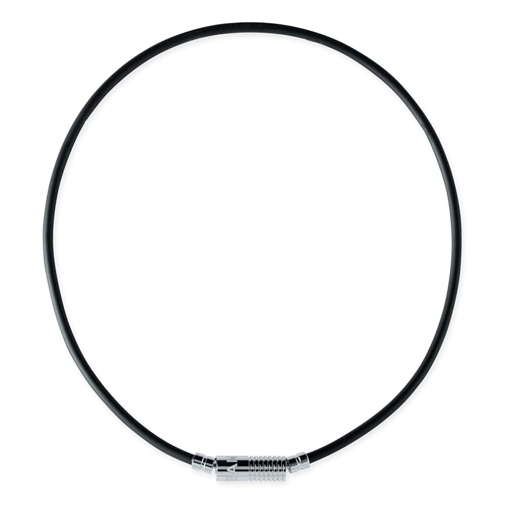 バンデル(Bandel) healthcare necklace Neutral (black×silver) HLCNNBS52 52cm