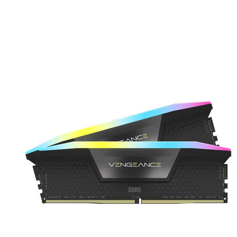 コルセア　CORSAIR　増設用メモリ VENGEANCE RGB DDR5 ブラック[DIMM DDR5 /16GB /2枚]　CMH32GX5M2B5200C40