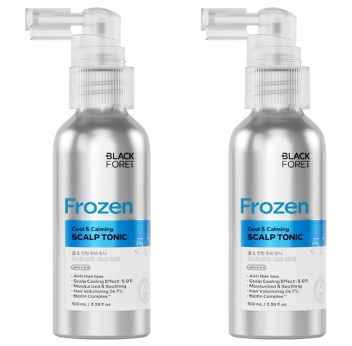 BLACKFORET フローズンクール＆スージング スカルプトニック ヘアエッセンス スプレータイプ 100ml × 2本セット