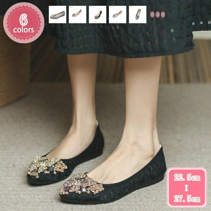 1000円OFFクーポン ぺたんこパンプス レディースパンプス リボンパンプス レディーズ ストラップ マイクロファイバー 歩きやすい 大きいサイズ ポインテッドトゥ 痛くない フラット フラットヒー 11,276円