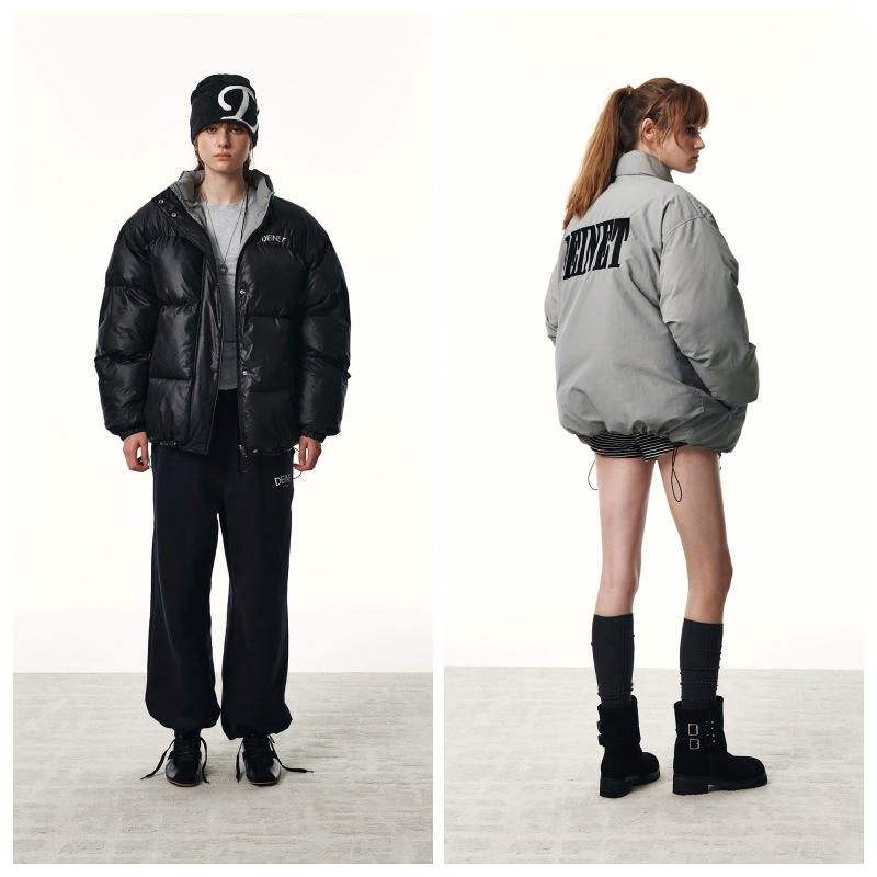 【DEINET】 DEINET LOGO REVERSIBLE PADDING : BLACK 27,170円