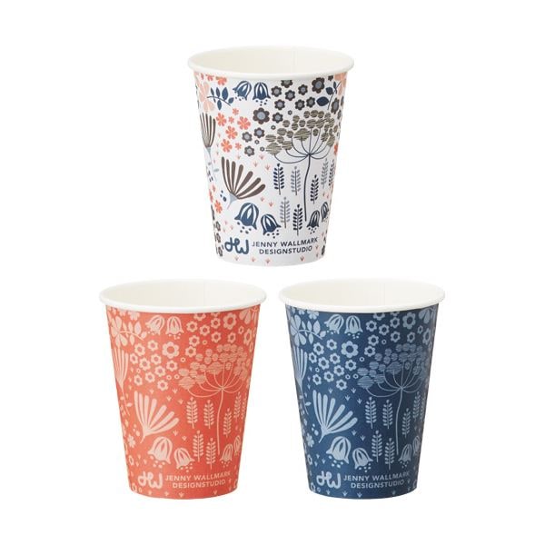 TANOSEE 厚紙タンブラー LateSummer 280ml（9.5オンス）1セット（1000個：50個20パック）