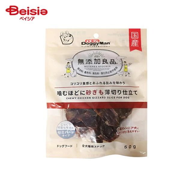 ドギーマン 無添加良品 噛むほどに砂ぎも薄切り仕立て 50g ×12 ペット