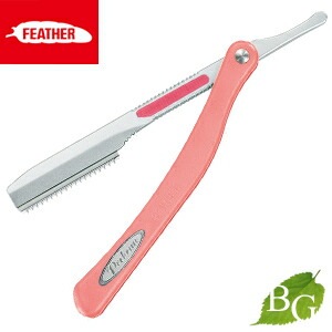 フェザー プレビューレザー ピンク