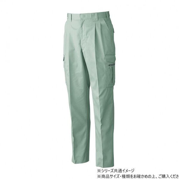 4118 ツータックカーゴパンツ 120サイズ モスグリーン(107)