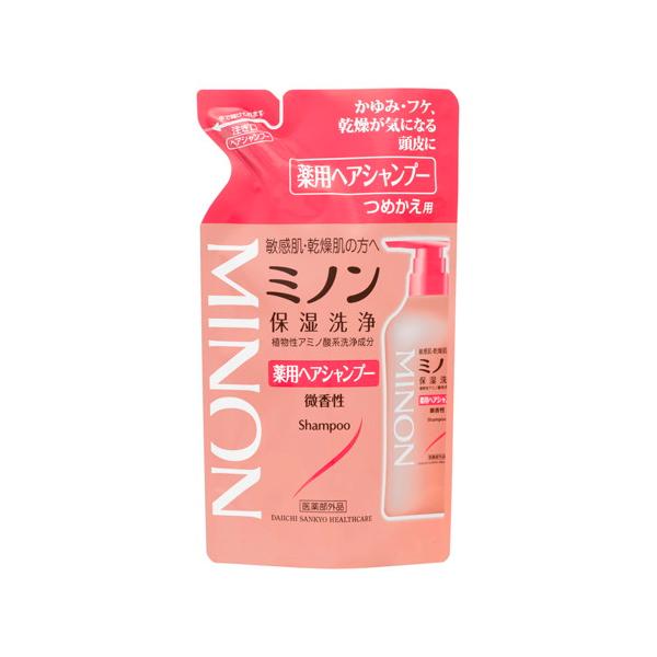 【10個セット】ミノン薬用ヘアＳＰ詰替用 380ml[ミノン]