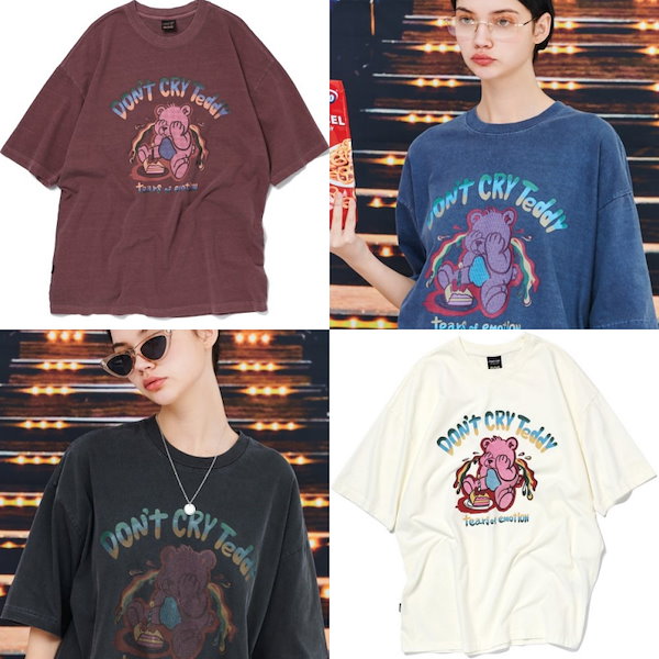 CPGN STUDIOのBlush Teddy Pigment Short Sleeve T-shirt 全3色 MUSINSA公式 | CPGN STUDIO Blush Teddy Pigment Short Sleeve T