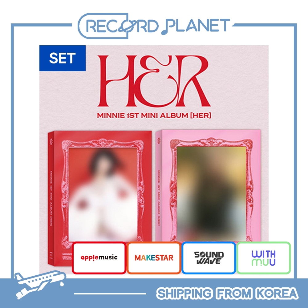 ONLINE特典+ 2種セット (G)I-DLE MINNIE 1st Mini Album [HER]