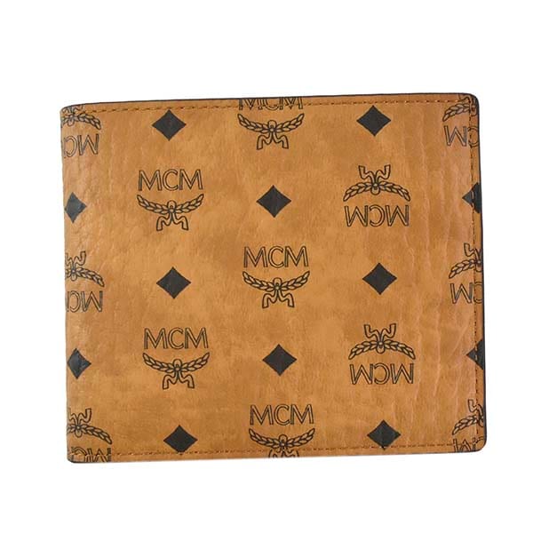 MCM MXSAAVI01-CO001 VISETOS ORIGINAL COIN WALLET エムシーエム コイン ウォレット ヴィセトス オリジナル 二折小銭財布 コーテッドキャンバス/レザー