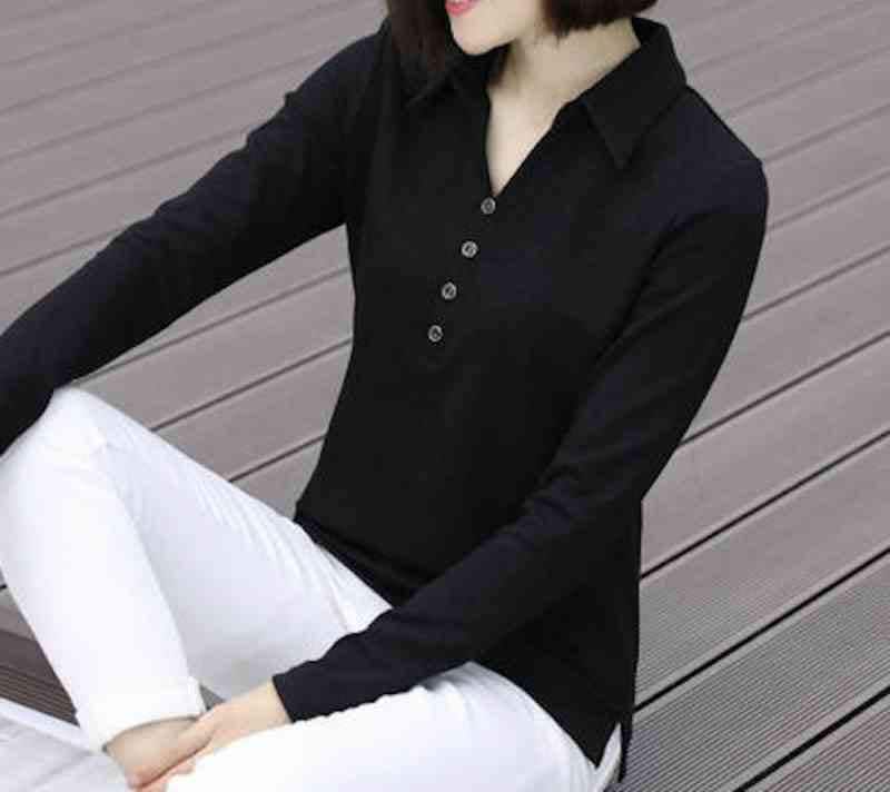 ポロシャツ レディース 介護 トップス ゴルフ 黒 仕事 白 春 トレーナー スポーツ 長袖 作業着 ロング 冬 女子 子供 前開き おしゃれ ブランド スクール 襟付き 綿 シャツ 厚手 ゆったり