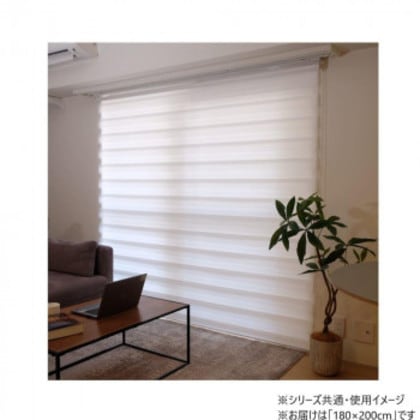 30000008 トーソー(TOSO) 調光ロールスクリーン センシア ホワイト 180X200cm