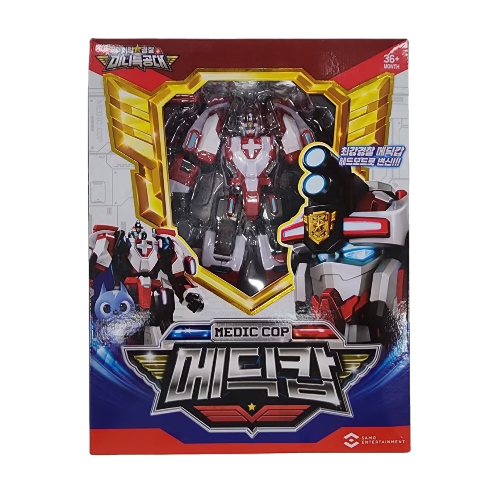ミニ特攻隊 ミニフォース メディックコップ メディックカプ 最強警察シリーズ 変身ロボット玩具 Miniforce Medic Cop