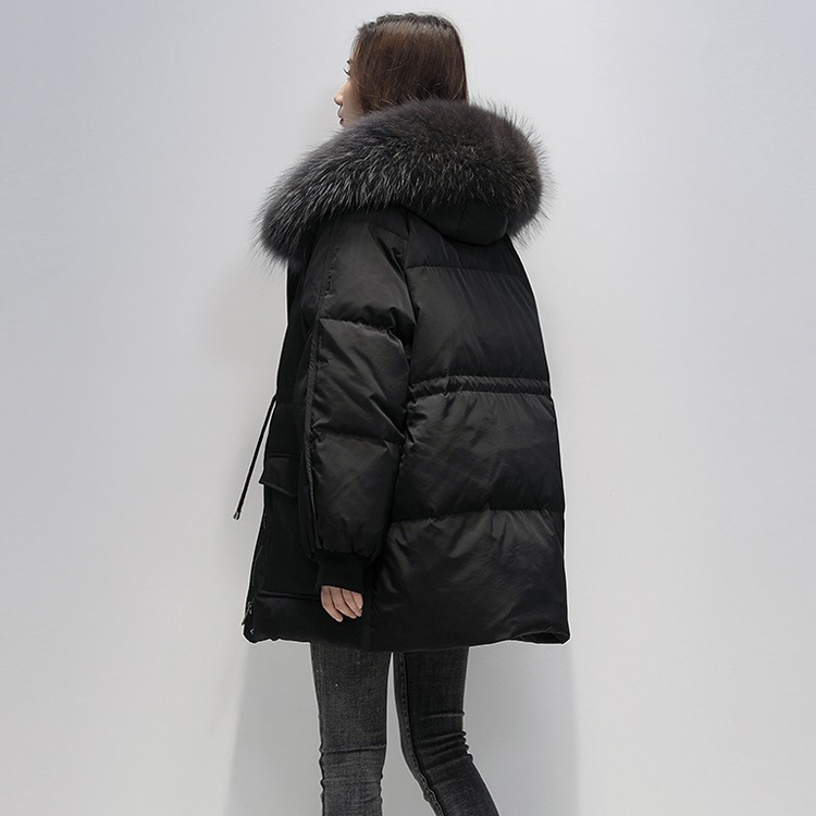 2色 長袖 フード付き 中綿コート ミディアム丈 膝上丈 アウター レディース 春秋冬 厚手 防寒