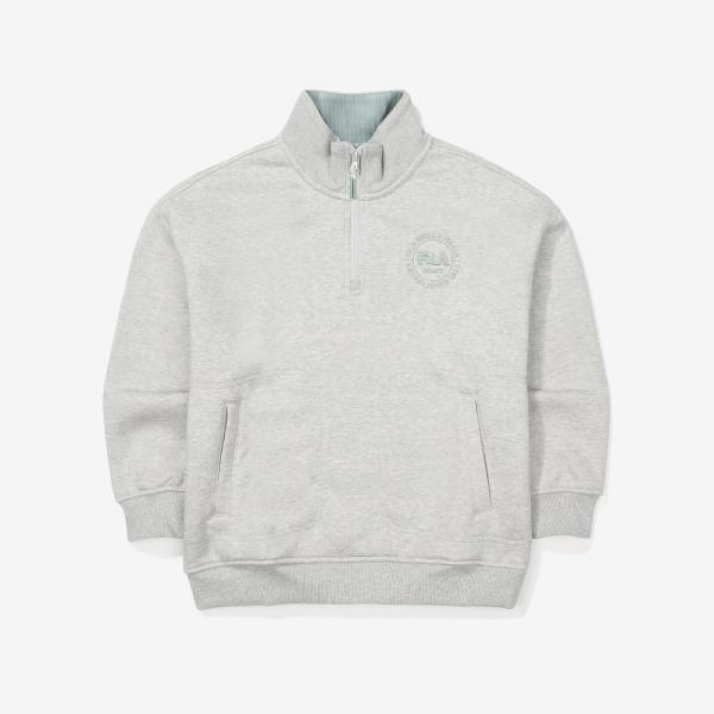 (フィラキッズ) エッセンシャル+ ハーフネックスウェットシャツ (FK2POF4301X_LML)