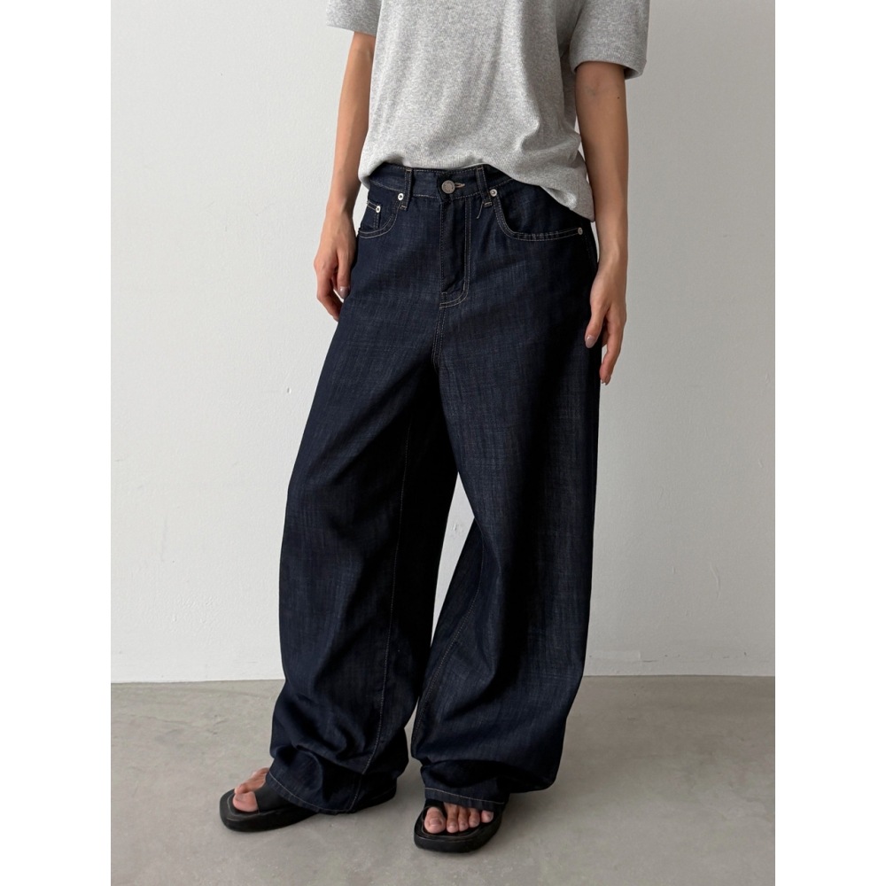 BUTTONUPノンフェードワイドデニムパンツ