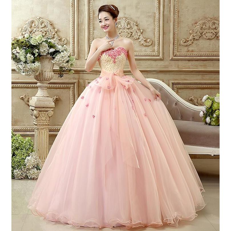 カラードレス プリンセスライン ウエディングドレス 二次会 結婚式 ドレス 演奏会用ドレス ピアノ コーラス 花嫁 flower フラワー フォーマル パーティードレス