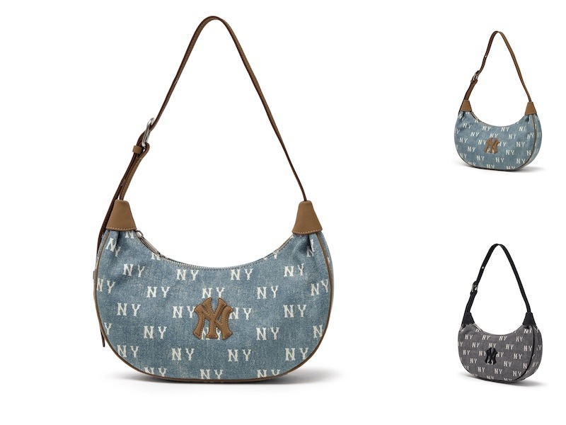 3ABQMV55N クラシックモノグラムビンテージデニム ホボバッグ ニューヨーク嬢 正規品保証 関税負担なし 韓国限定販売