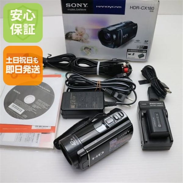 美品 HDR-CX180 ブラック SONY デジタルビデオカメラ 124