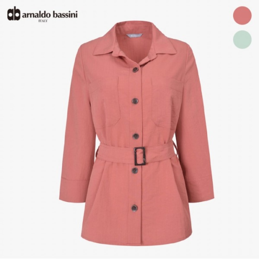 (アナルドバシーニ) (アナルドバシーニ) オープンカラーベルト付きブラウス (AV04BL06M)