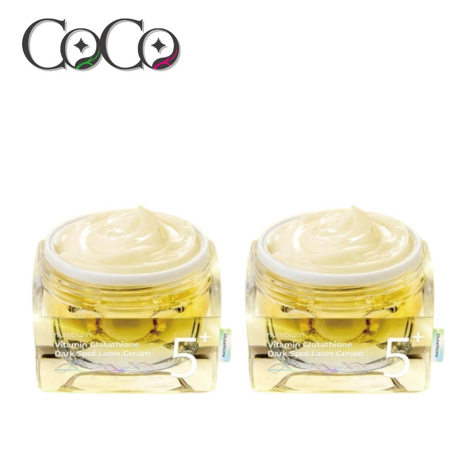 【正規品】5番 白玉グルタチオンCメラゼロクリーム, 50ml, 2個