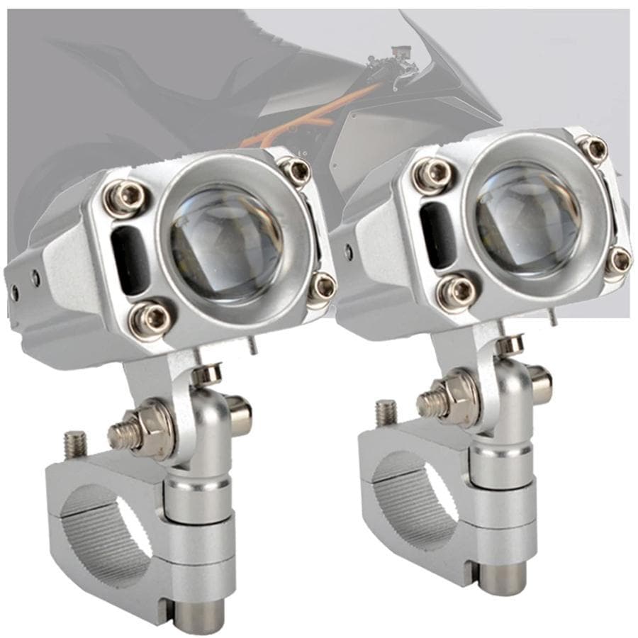 2Pcs オートバイのスポットライト オートバイ 60W LED のスポットライトのヘッドライト12V-80V IP67 はスが付いている霧の点ランプを運転する仕事ライト