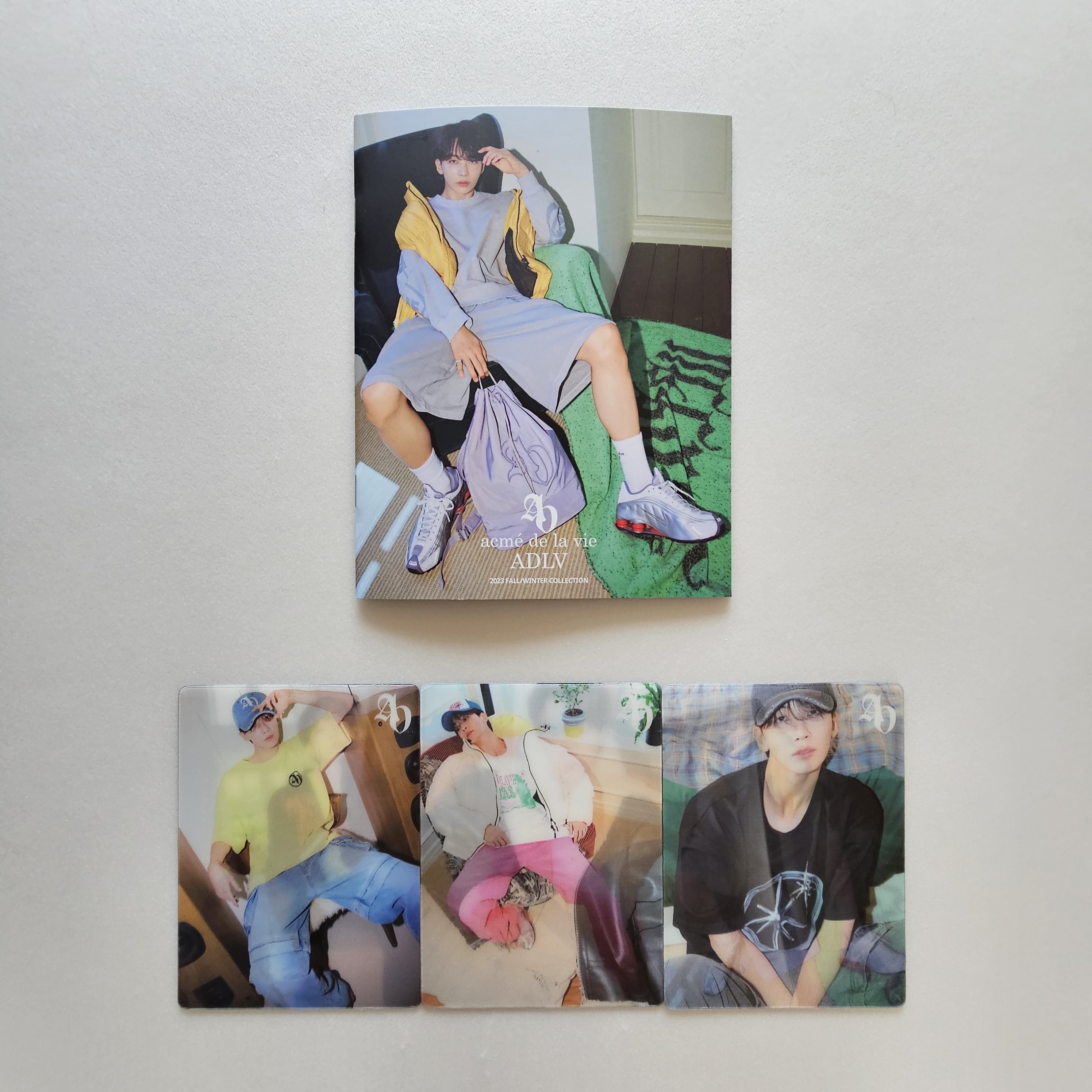 [ 公式 ] SEVENTEEN JEONGHAN x ADLV Official 23 FW LOOKBOOK + LENTICULAR CARD Set