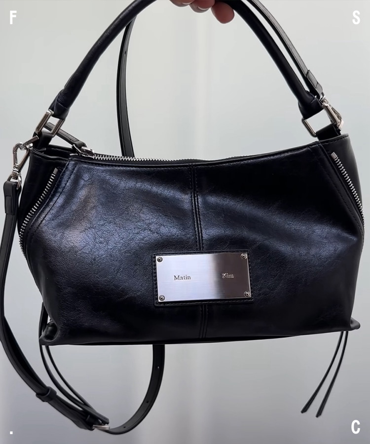 Qoo10 Matin Kim SIDE ZIPPER 2WAY スクエ