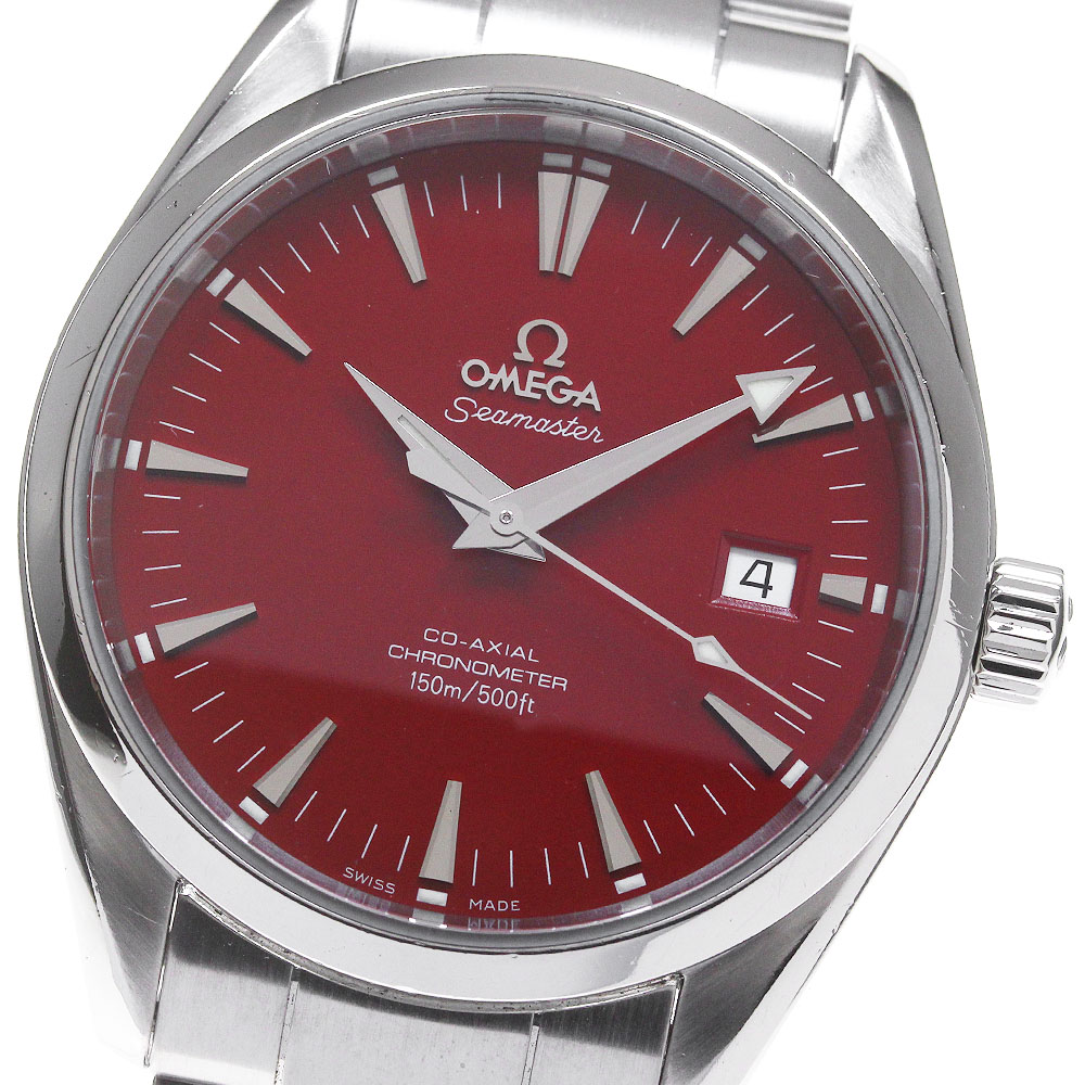 オメガ OMEGA 2503.60 シーマスター アクアテラ デイト 自動巻き メンズ メーカーOH済_848657【中古】