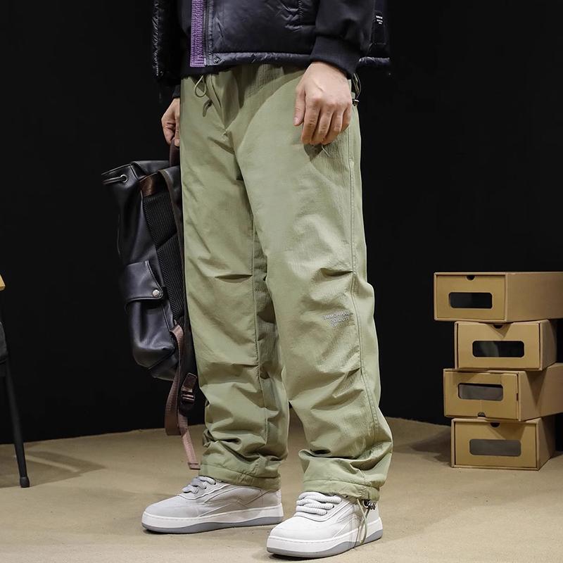 コーデ メンズ シンプル ファッション オシャレ かっこいい 大きいサイズ ストリート 紳士 ハイエンド ダウン パンツ カジュアル ストレート 防風 防水 スキー