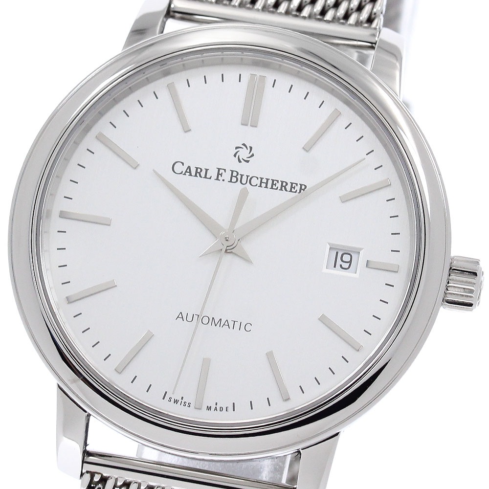カール F.ブヘラ CARL F.BUCHERER 00.10314.08.13.21 アダマビ デイト 自動巻き メンズ 良品 箱・保証書付き_954732【中古】