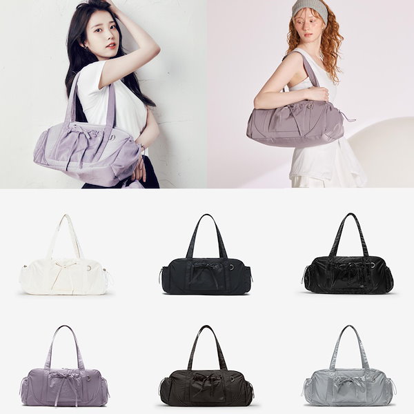 Qoo10] new balance Glossy Ribbon Duffel